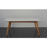 【木璃作品】餐桌椅组合白橡北欧宜家洽谈桌简约大小户型实木家具