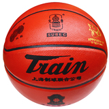 火车头真皮篮球、7号头层纯牛皮篮球 手感柔软 进口内胆 弹性强劲