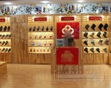 老北京布鞋展柜实木展示柜鞋店展柜鞋架卖场鞋柜木质展柜展示柜