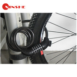 钢丝锁加长固定山地车锁配件自行车锁防盗锁自行车单车配件密码锁