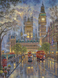 精准印花 法国DMC绣线十字绣正品 风景世界名画油画 伦敦的大本钟