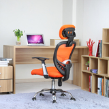 高背电脑椅可躺家用网布办公椅人体工学电脑凳透气座椅可旋转椅子