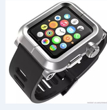 金属Apple Watch保护套苹果智能手表带配件保护壳iwatch超薄外壳