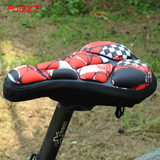 舒适自行车坐垫套 3D硅胶坐垫 加厚座垫套 山地车坐垫套装备配件