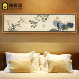 装饰画现代中式挂画客厅简约画卧室床头画横幅壁画餐厅沙发背景墙