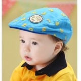 数字帽子 韩版男童宝宝鸭舌帽 春秋款纯棉布小孩棉帽子儿童棒球帽