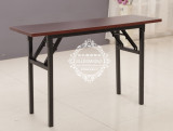 1.4米*0.6米可折叠桌培训桌长条便携式会议桌办公会展活动促销桌