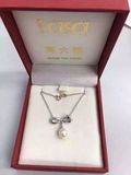 2016年SASA周大福合作 925纯银珍珠项链母亲节(送妈妈、女友礼物)
