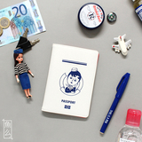 韩国版oohlala多功能证件包护照夹机票卡通搞怪 旅行皮革卡套皮套