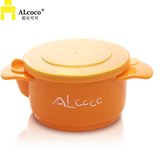 ALcoco/爱伦可可 保温碗注水碗不锈钢儿童碗宝宝碗儿童餐具两用型
