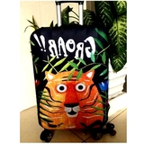 老虎动物图案弹力箱套拉杆箱旅行旅游登机托运拖拉行李箱保护罩子