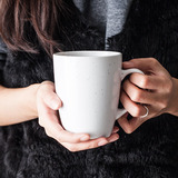 朵颐 欧式创意陶瓷咖啡杯办公室水杯茶杯大容量马克杯奶茶杯