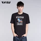 EVISU 16年春夏新品 男式短袖T恤 专柜价699 1ESPLM6TS598XX