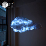 漂浮白云装饰云朵艺术灯酒店大堂会所蚕丝个性创意吊灯饰工程定制