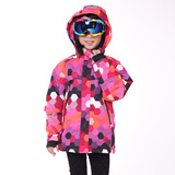 儿童滑雪服 男童女童冲锋衣 登山服 防雨防风三层保暖 抗零下30度