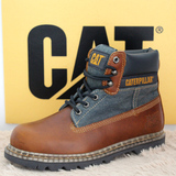CAT男鞋高帮户外工装鞋休闲鞋冬季新款卡特经典款固特异 P716087