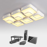 大气长方形客厅灯创意个性led吸顶灯现代简约卧室灯具调光大厅灯