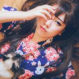 日式和服睡衣女冬秋季韩版常规纯棉可爱樱花兔子系带加大码家居服