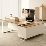办公家具办公桌老板桌 板式钢架主管桌 简约时尚现代电脑桌