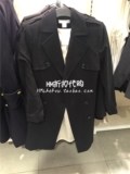 HM H&M专柜正品代购2016春女装双排扣毛呢外套大衣风衣0356237001