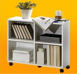 包邮儿童可移动小书柜书架矮柜打印机柜架带轮文件收纳柜子可定做