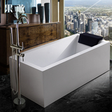 长方形独立式浴盆亚克力简易现代浴缸 1.4/1.5/1.6/1.7米042