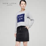 NEW LOOK2016春季新款女装字母印花时尚卫衣|365849104