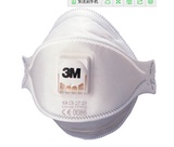 日本3M防尘口罩9322J DS2T防尘防雾霾活性炭医用带呼吸阀工业防护
