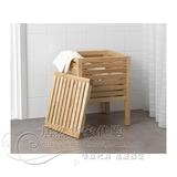 IKEA宜家代购 家居家具用品 莫尔加储物凳 浴室实木收纳凳正品