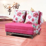 沙发床1.5米小户型多功能可折叠宜家现代布艺1.2拆洗双人推拉1.8