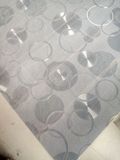 黑白格子桌布防水树叶简约现代pvc水晶板软玻璃彩色台布90*140