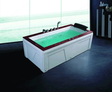 正品浴缸欧柏尼卫浴1.8米方形嵌入式按摩冲浪压克力浴缸加热加厚