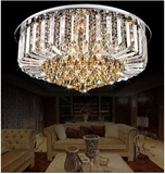 新款简约现代欧式圆形LED水晶灯客厅吸顶灯卧室灯餐厅灯具灯饰