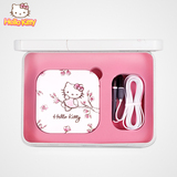 Hello Kitty 充电宝化妆镜 移动电源LED灯镜多功能创意礼品镜子