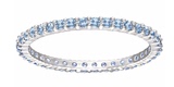 德国代购联保 施华洛世奇专柜正品蓝色水晶戒指指环5184259（52）