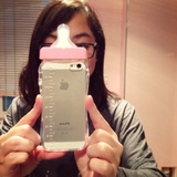 奶瓶奶嘴 iphone5s手机壳苹果5/5s保护套 可爱卡通 硅胶手机套