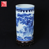景德镇陶瓷器青花瓷罐子装饰器皿家居饰品现代中式工艺品摆件特价