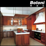 Boloni博洛尼整体橱柜维罗纳实木中岛形新古典风格E0级板材