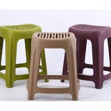 加厚大小号塑料凳子椅子板凳 家用防滑高矮餐桌凳浴室凳櫈子方凳