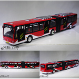 儿童宝宝玩具回力合金公共汽车模型北京brt双节大巴士公交车声光