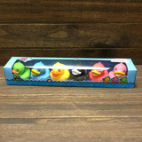 香港bduck创意礼品b.duck浮水小黄鸭子儿童洗澡玩具新品礼盒套装