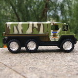 隐形战车 包邮儿童玩具车礼物 导弹运输军车 回力声光合金车模型