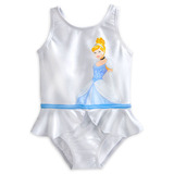 美国原单儿童泳衣可爱女童连体裙式游泳衣宝宝婴儿游泳衣1-8岁