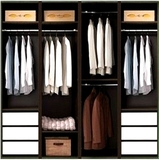 简约现代特价组合衣柜简易衣橱卧室双门衣柜实木定做收纳柜定制