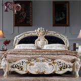 fp欧式奢华宫廷公主床 意大利皇室床法式实木双人床双人床 1.8 米