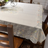 PVC软玻璃塑料桌布pvc防水防油餐桌布免洗台布茶几垫欧式印花桌垫