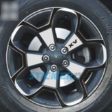 斯巴鲁XV轮毂贴 XV 专用轮毂碳纤维贴纸 改装轮毂贴 装饰贴纸 A款