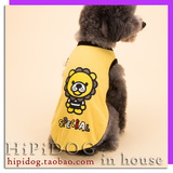 小狮子宠物T恤泰迪博美小型犬狗狗衣服宠物服装夏装背心猫咪用品