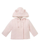 现货代购英国Mothercare15年新款秋冬女宝宝女婴针织加绒毛衣外套