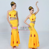 特价傣族舞蹈服装女装舞台服装舞蹈演出服民族服舞蹈服孔雀舞蹈服